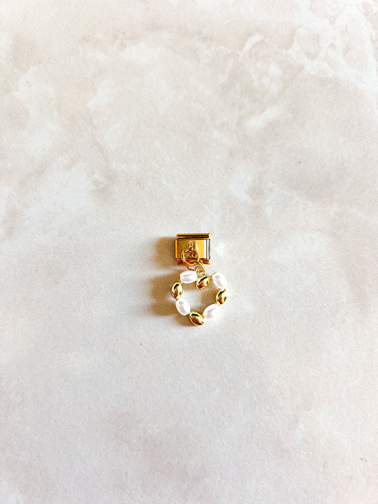 Charm Italiano Corazón Perla