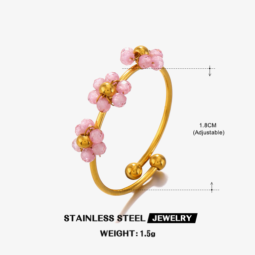 Anillo Flor Rosa